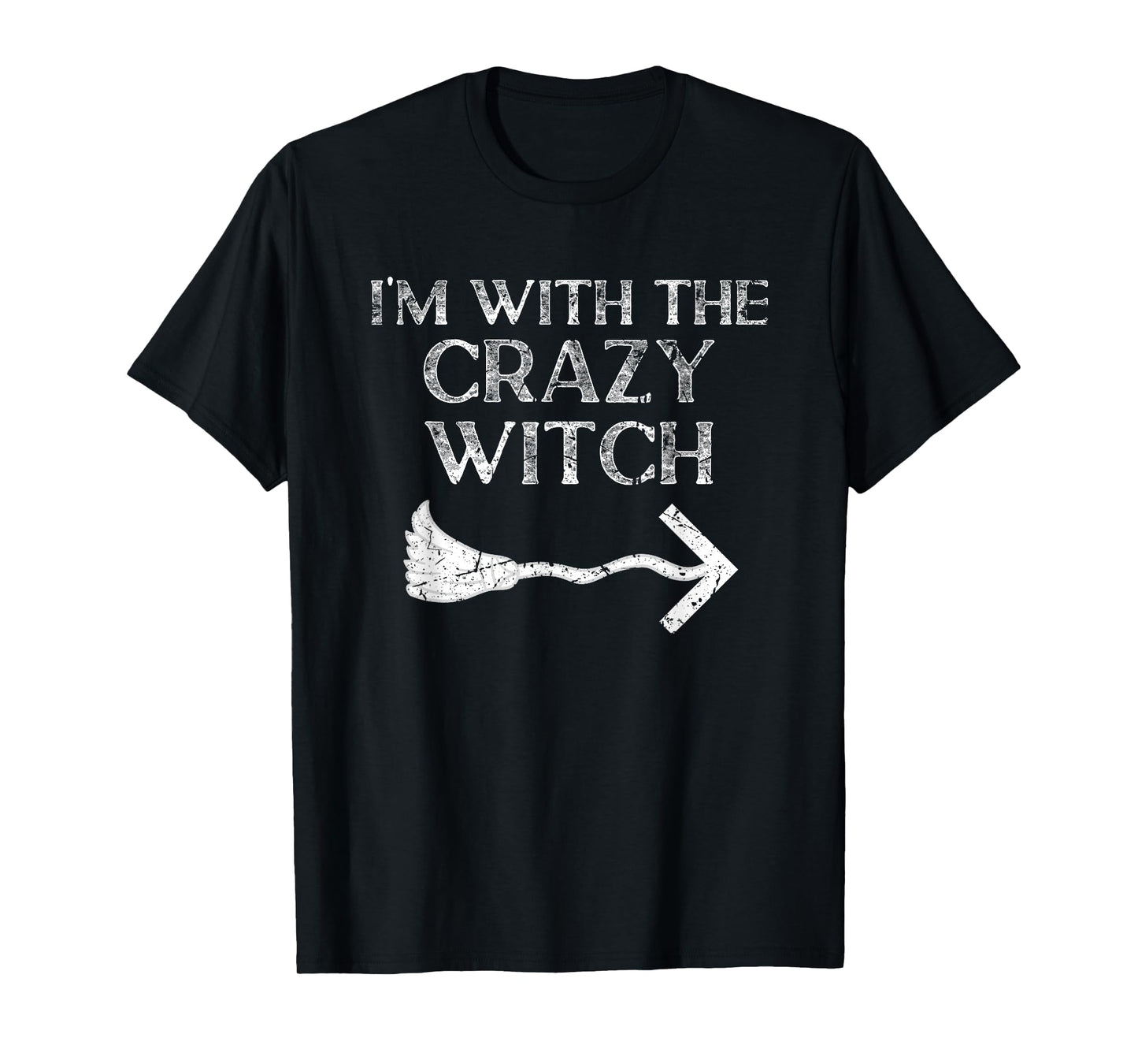 Im With The Witch Halloween Couple Costume For Husband T-Shirt