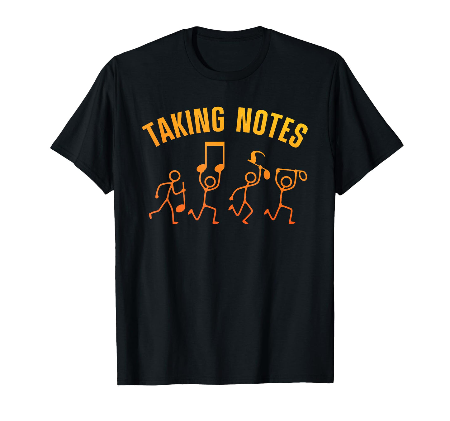 Funny Music Art for Men Women Musical Note Gag Music Lover T-Shirt