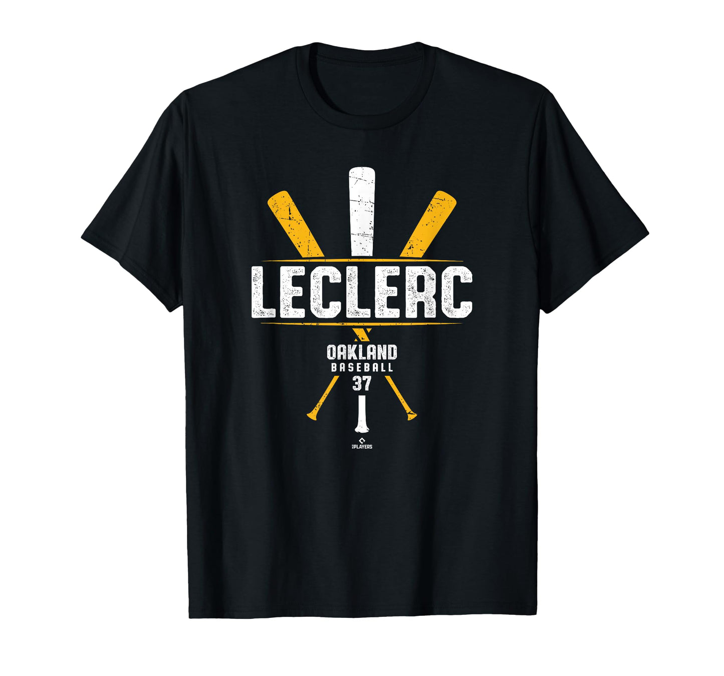 Vintage Baseball Bat Gameday Jose Leclerc Oakland Baseball T-Shirt