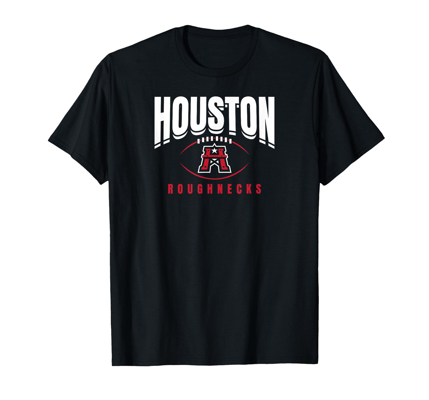 Houston Roughnecks: Football Outline T-Shirt