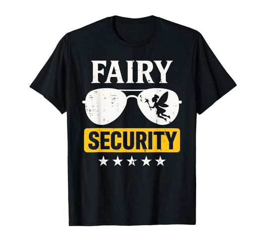 Fairy Security Funny Halloween Costume Squad Men Women Kids T-Shirt