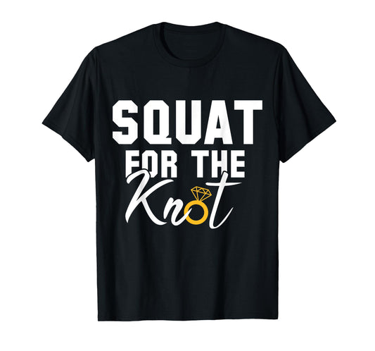 Women Workout Squat Bride Wedding Cool Fitness Lover Gift T-Shirt