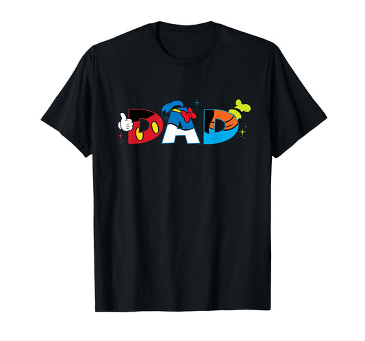 Disney Mickey Mouse and Friends Dad Father’s Day Birthday T-Shirt