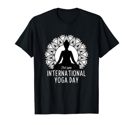 international yoga day healthy lifestyle T-Shirt