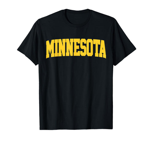 Retro Minnesota Tee Vintage Minnesota Maroon Gold Throwback T-Shirt