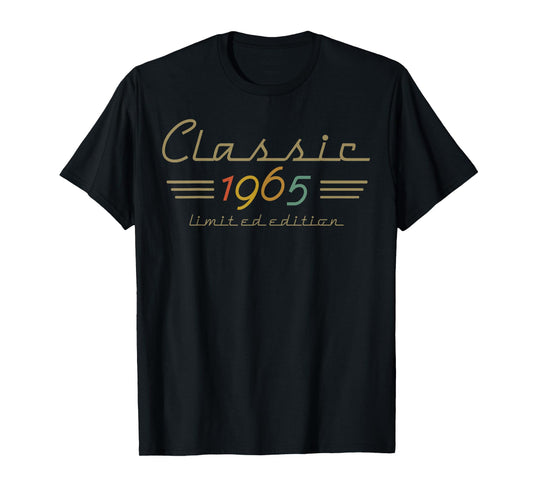 Classic 1965 Limited Edition 60 Year Old Gifts 60th Birthday T-Shirt