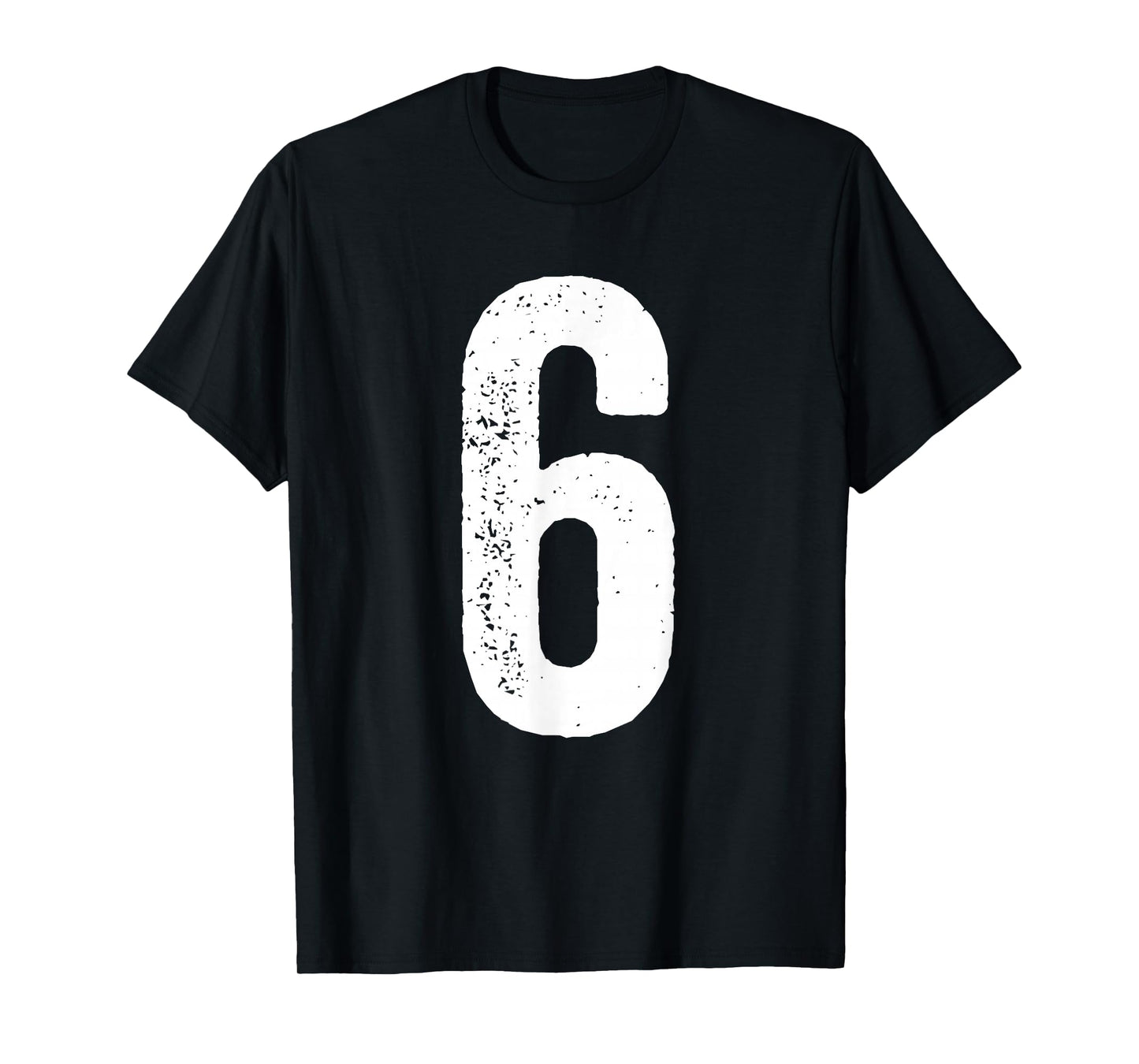 6th Birthday 6 Years Uniform Sports Team Jersey Number 6 T-Shirt