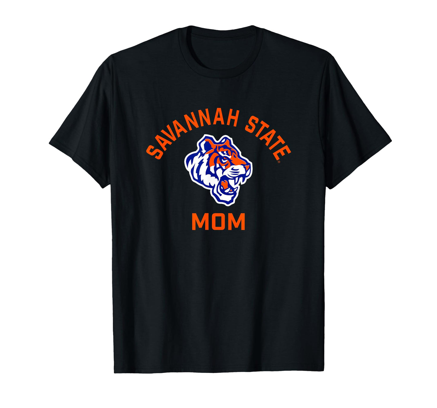 Savannah State University SSU Tigers Arched Mom T-Shirt