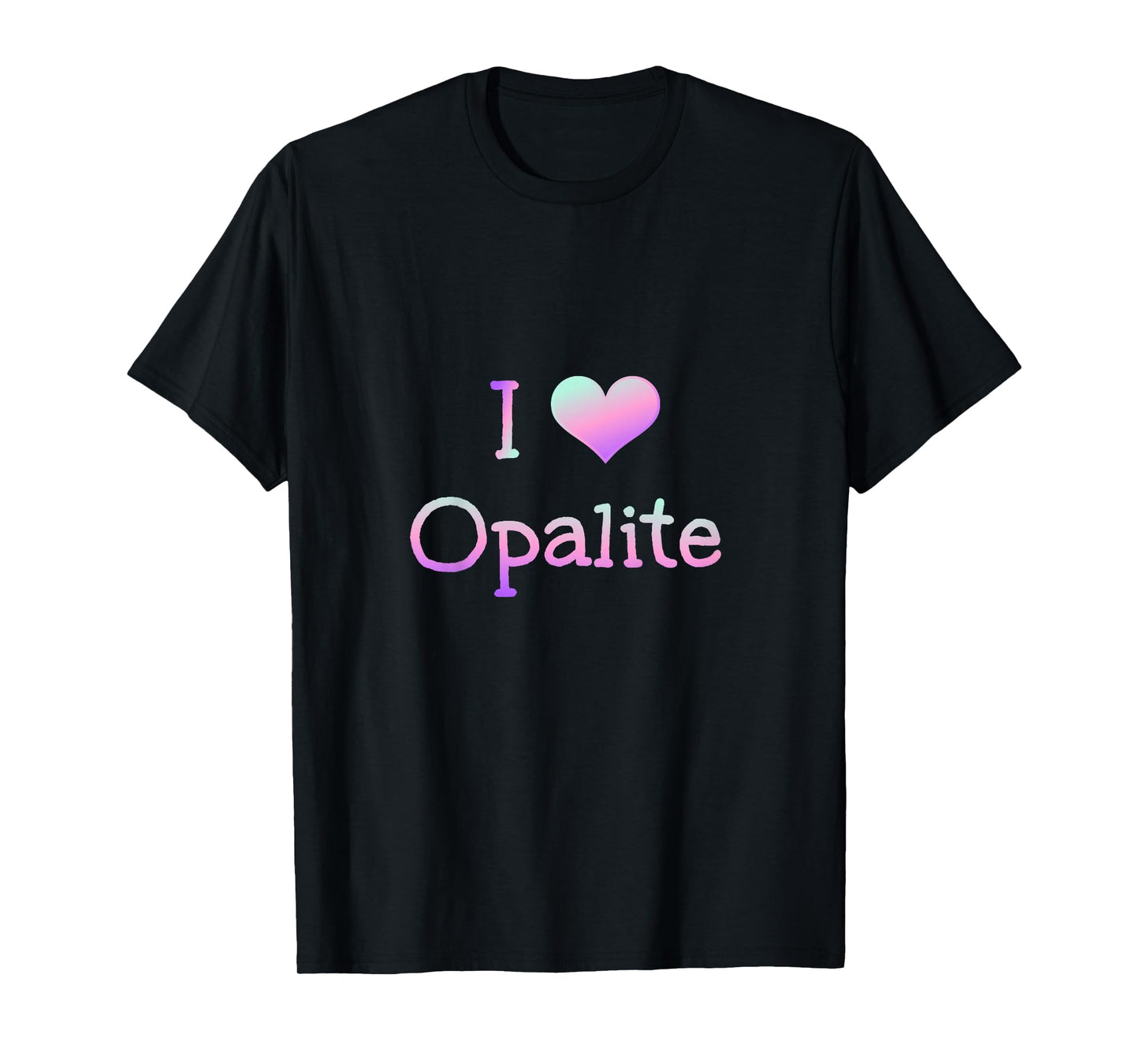 I Love Opalite Heart Personalized Sister Brother Toddler Tee T-Shirt