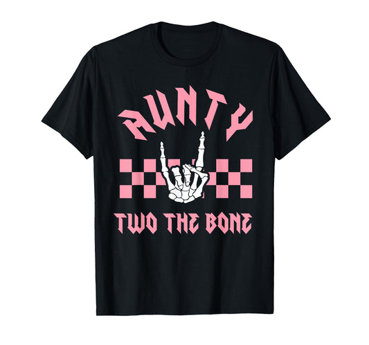 Aunty Bad Two the Bone Birthday 2 Years Old Birthday T-Shirt