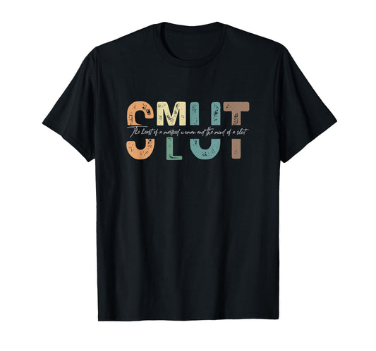 Smut Book Funny Smutty Book Reading Spicy Book Dark Romance T-Shirt