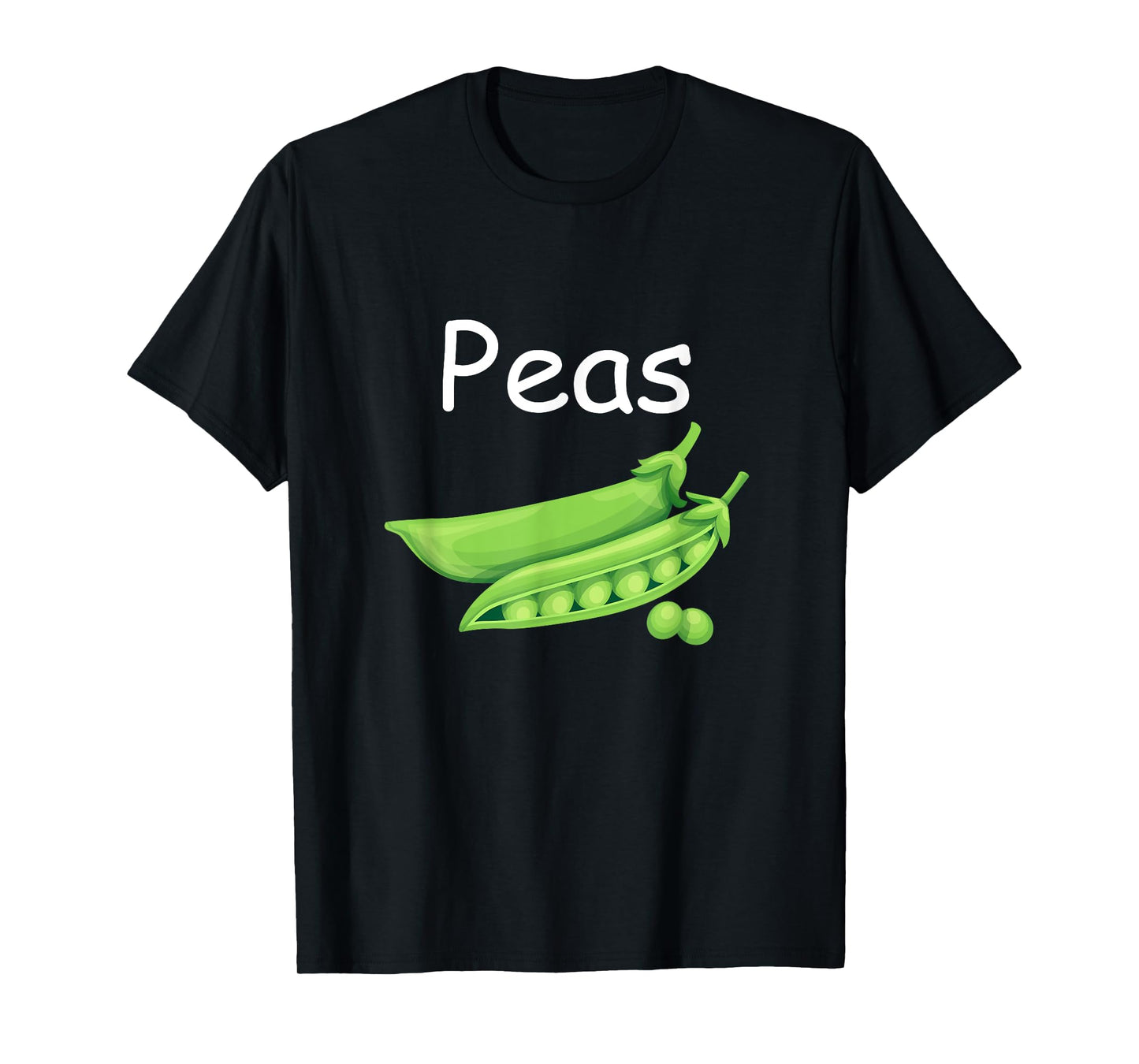 Funny Family Matching Halloween Costumes Peas and Carrots T-Shirt
