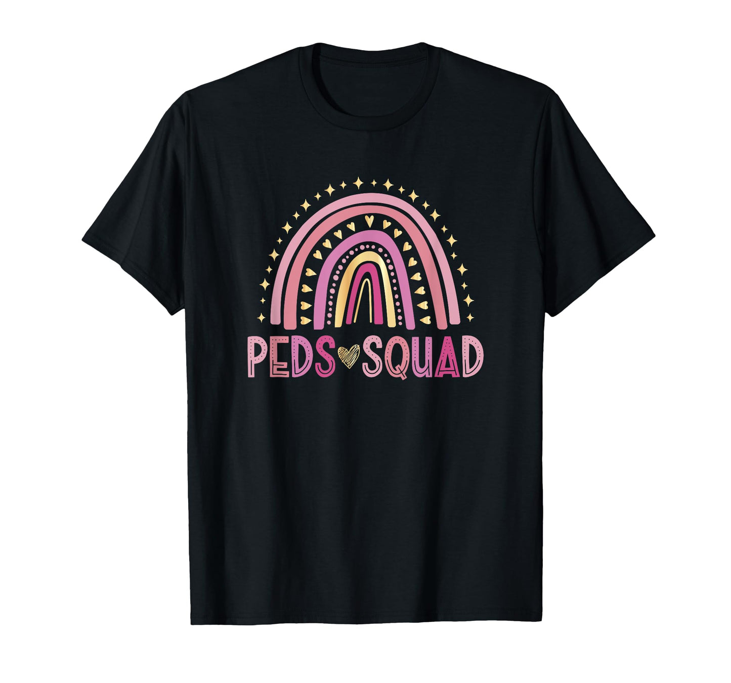Pediatrician Rainbow Peds Squad Pediatric Nurse PEDS T-Shirt