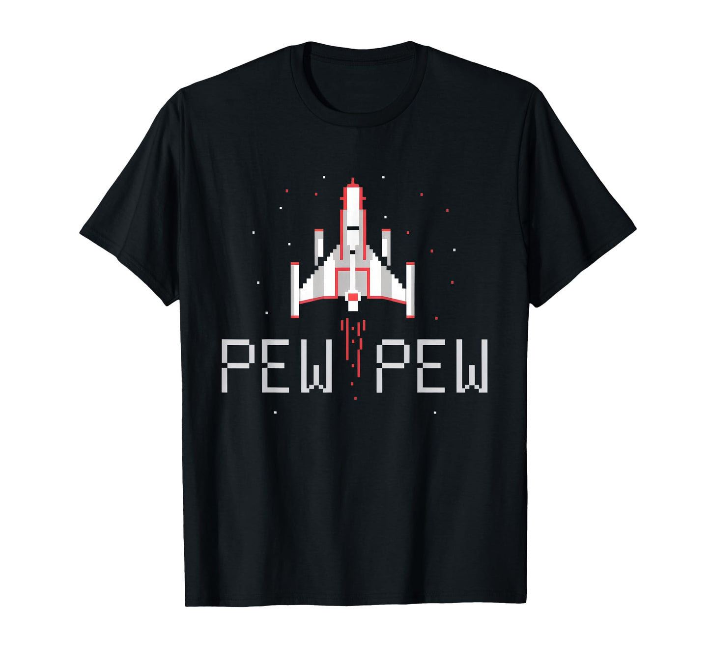 Pew Pew Gamer Vintage 80's 90's Arcade Gaming Lover T-Shirt