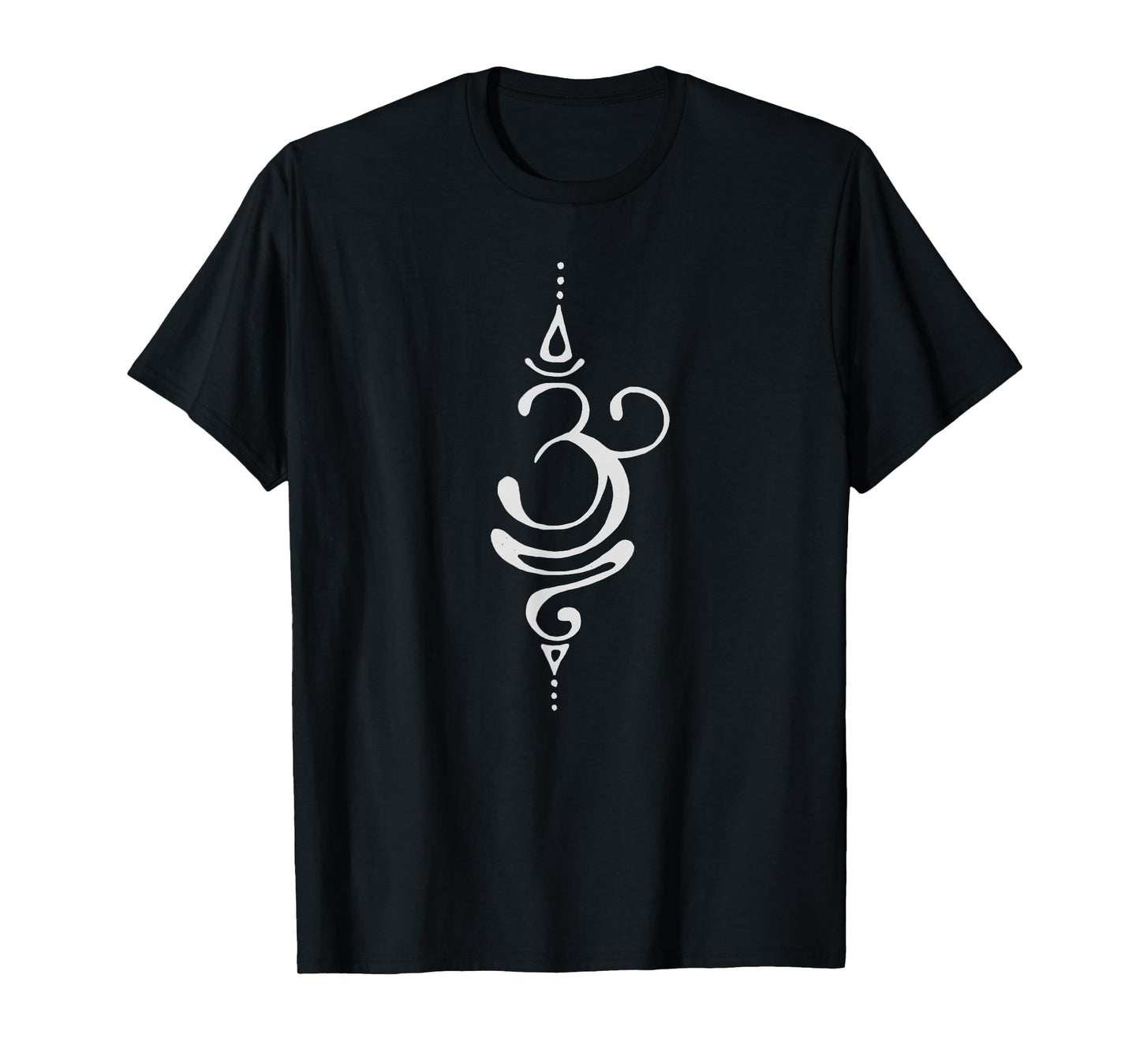 Ancient Sanskrit Breathe Om Yoga Meditation Symbol T-Shirt