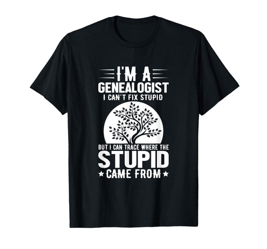 Genealogy Ancestry Family Histories Research Genealogists T-Shirt