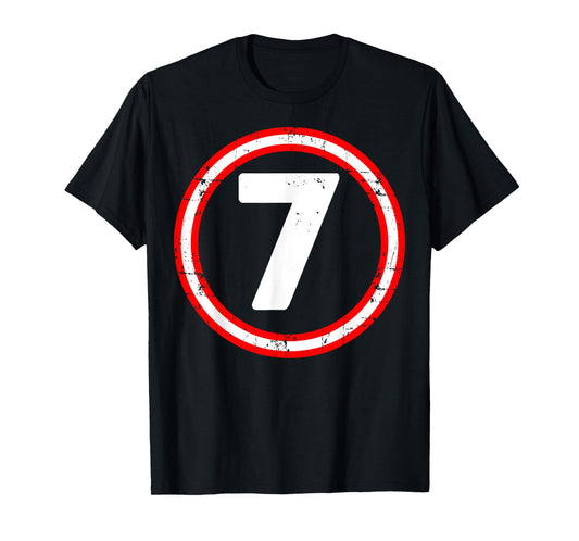 7th Birthday of Boy or Girl, 7 Years Old, Seven T-Shirt