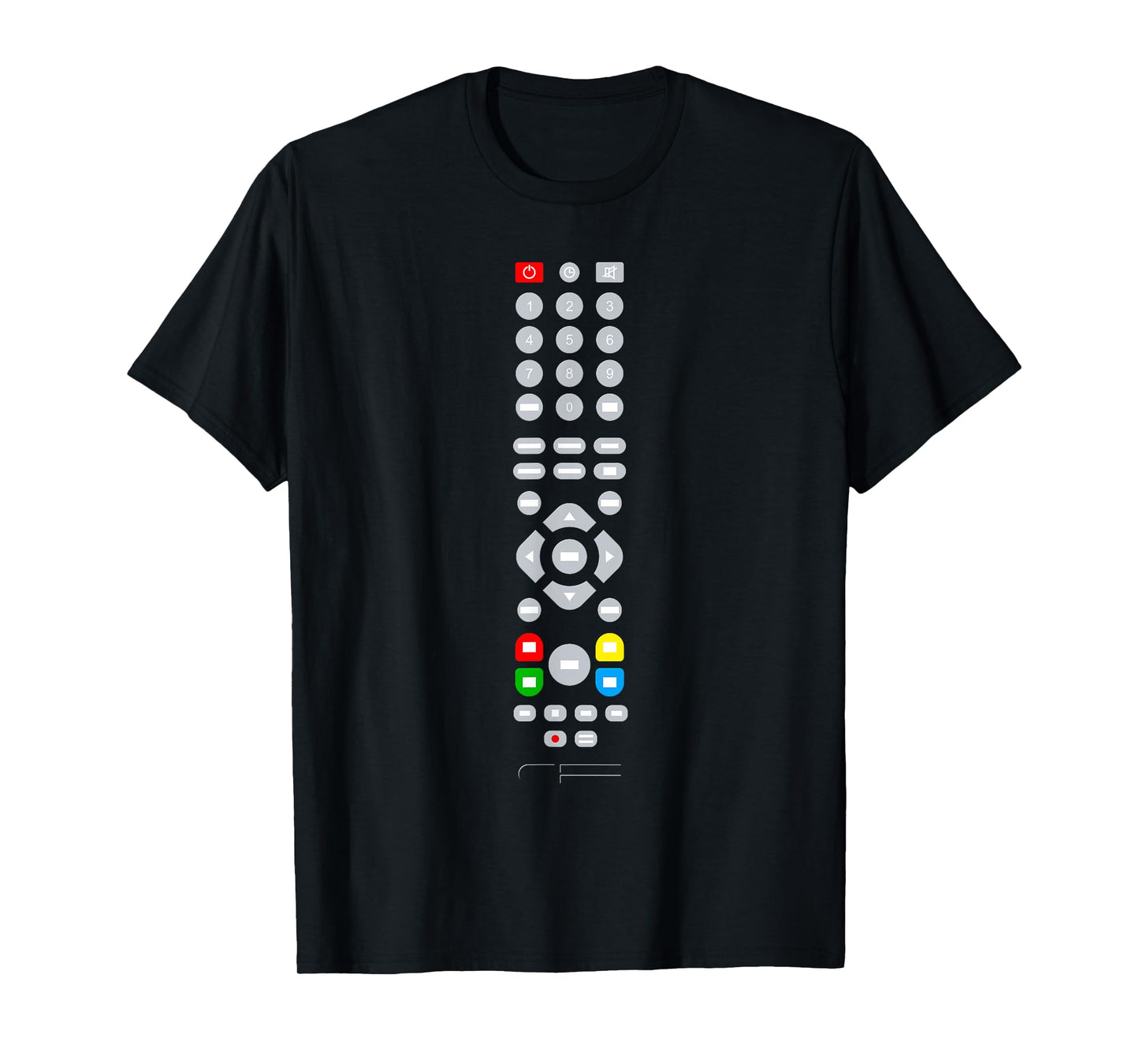 Easy Halloween Costume - TV Remote Control T-Shirt