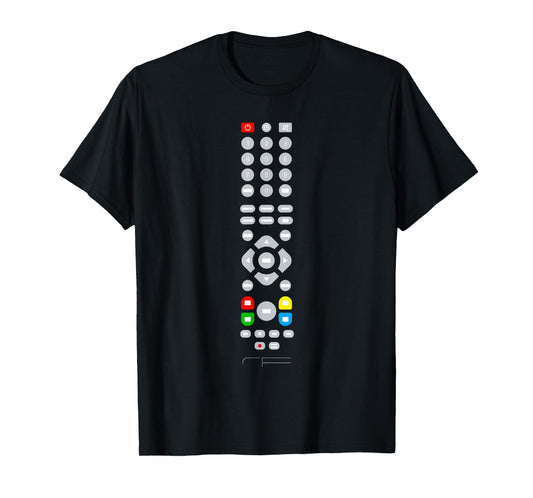 Easy Halloween Costume - TV Remote Control T-Shirt