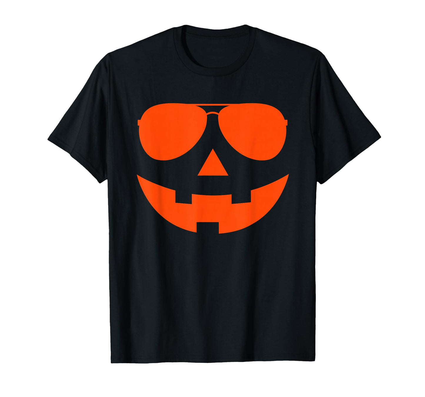 Jack O Lantern Face Boys Men Pumpkin Halloween Costume Funny T-Shirt