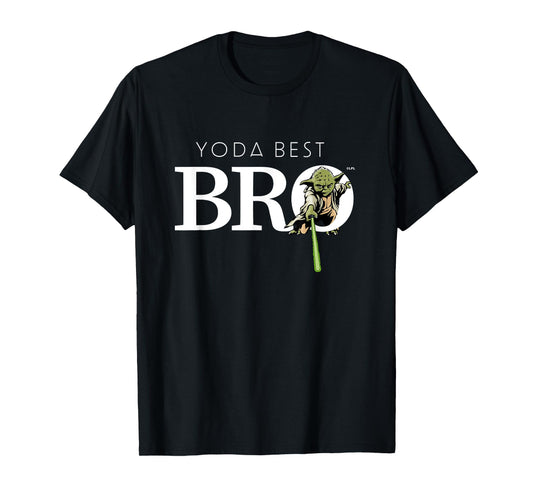 Star Wars Yoda Best Bro Lightsaber Gift for Brother T-Shirt