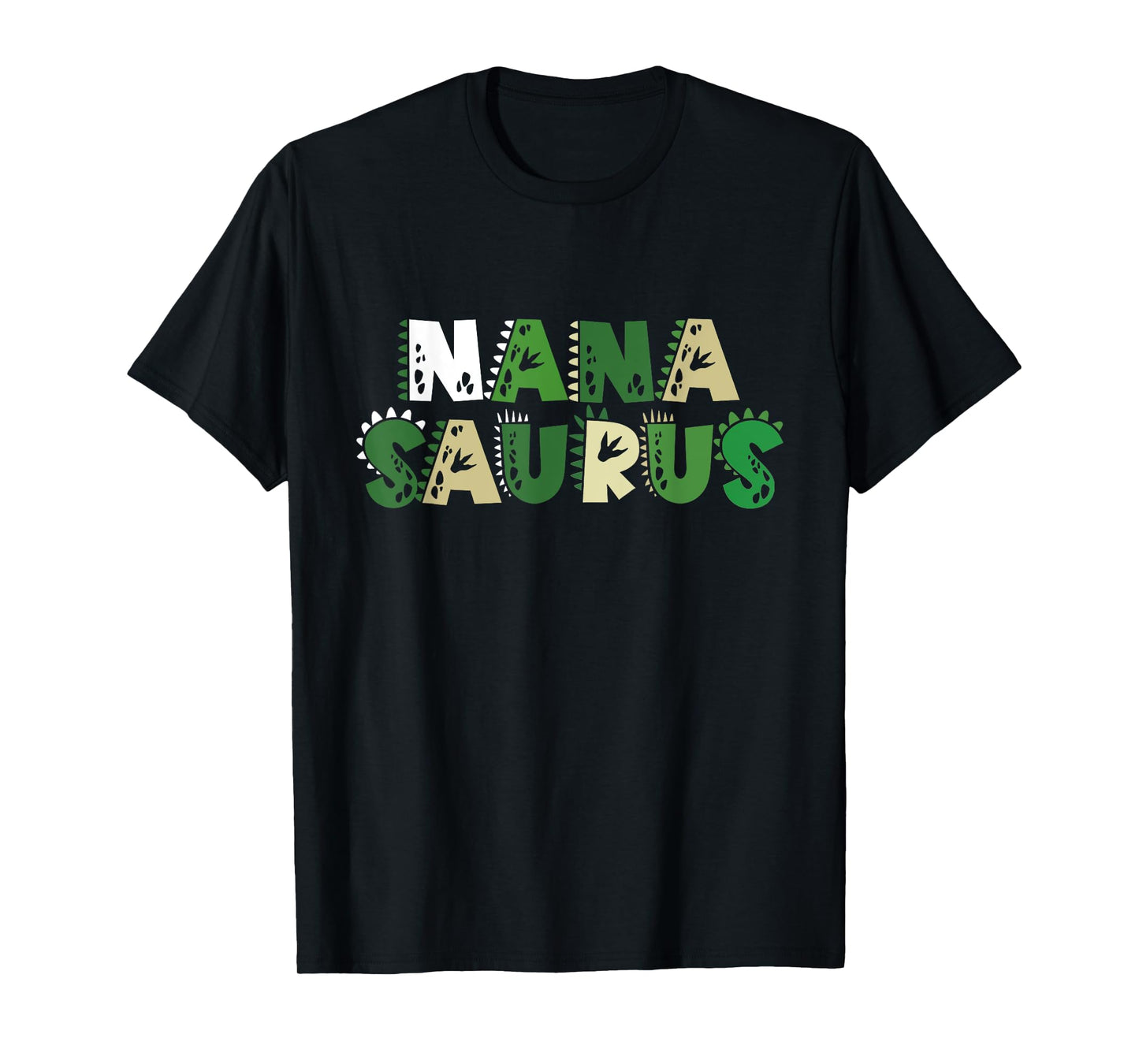 Nana Saurus Family Birthday Grandma Dinosaur Men Women Kids T-Shirt