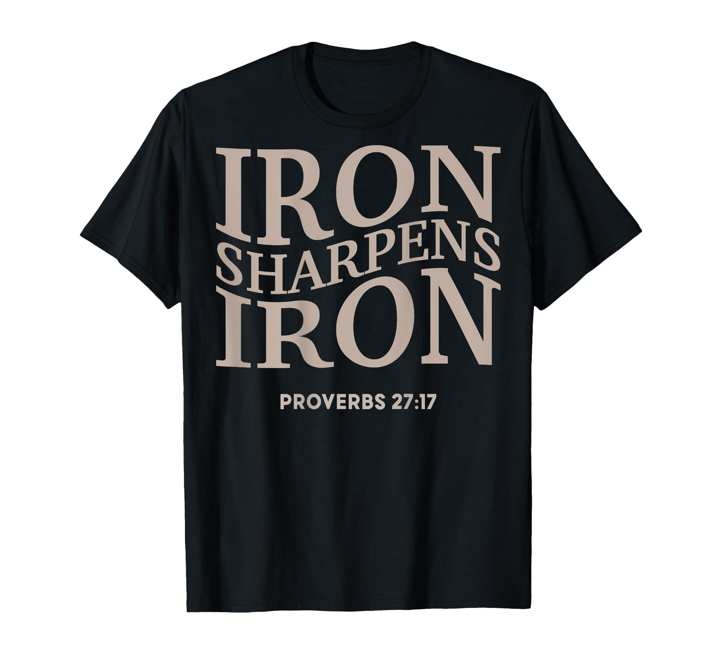 Kids Iron Sharpens Iron Youth Christian Jesus Women Men Boys T-Shirt