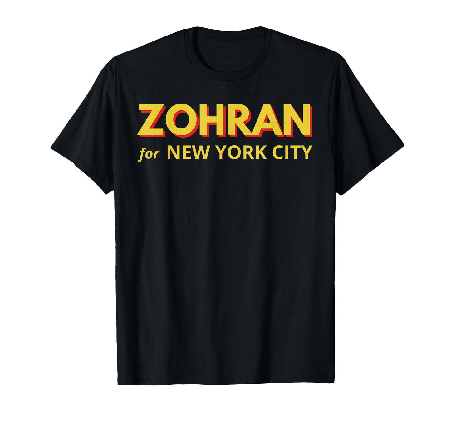 Zohran Mamdani for NYC Mayor Funny Cool Trendy Progressive T-Shirt