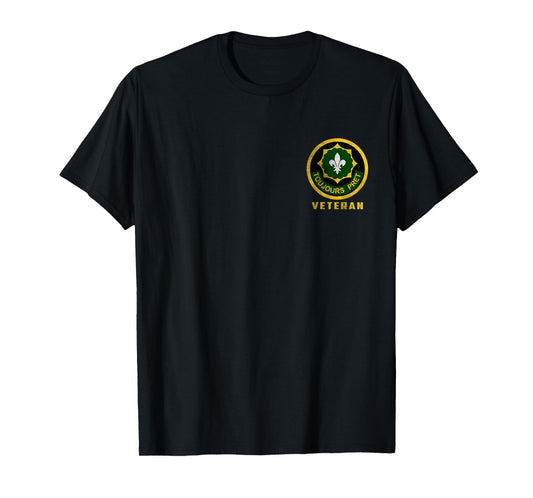 2nd Armored Cavalry Toujours Pret Veteran Papa Father Day T-Shirt