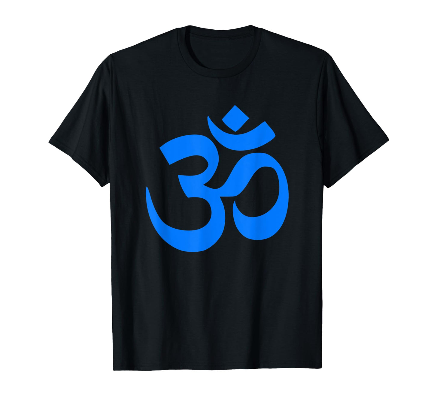 Hindu Om Symbol Indian Philosophy Blue T-Shirt
