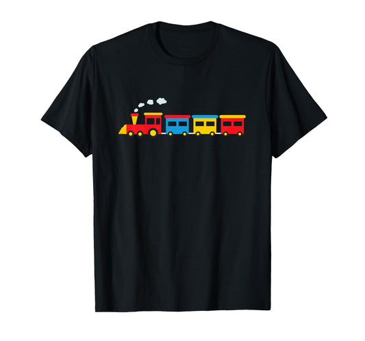 Kids Trains For Boys Steam Locomotive Train For Toddler Boys T-Shirt