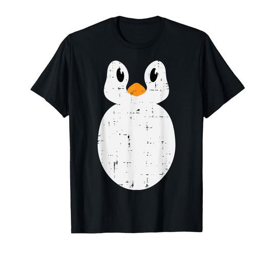 Penguin Face Costume Cute Animal Men Women Boys Girls Kids T-Shirt