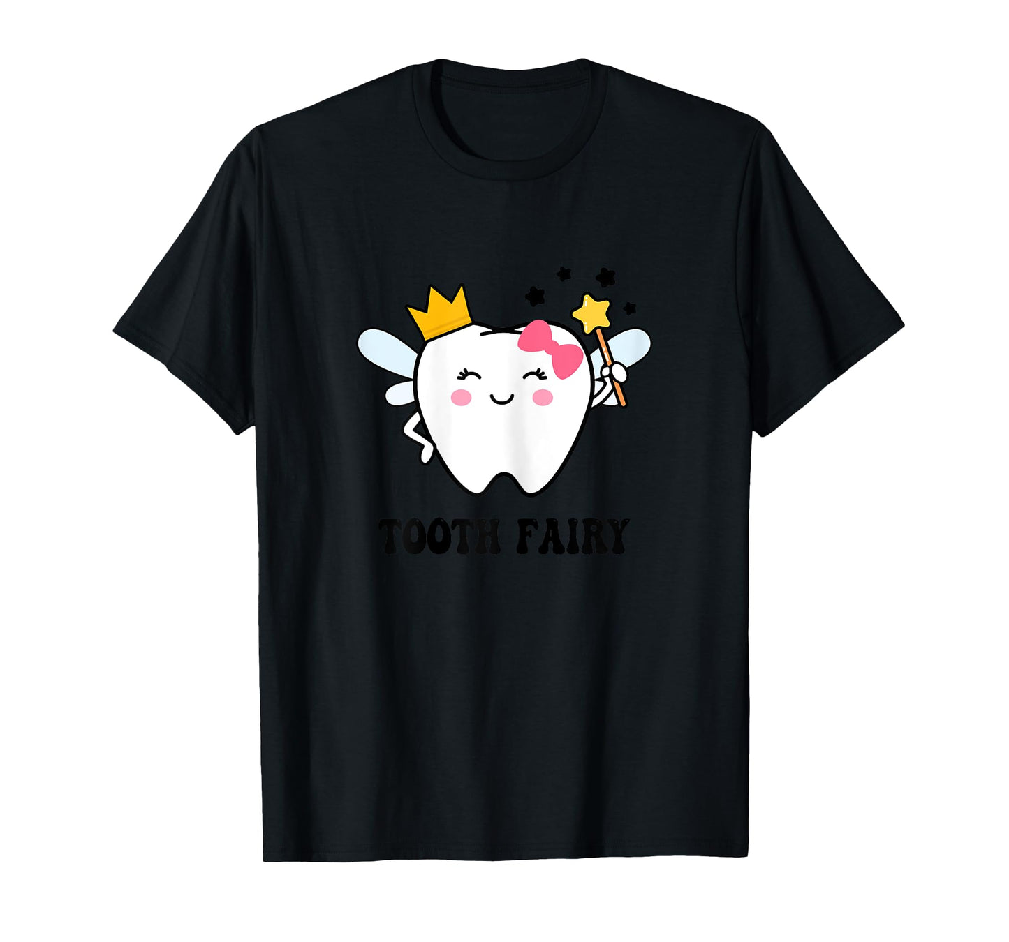 Cute Tooth Fairy Halloween Costume Women Kids Girls Xmas T-Shirt