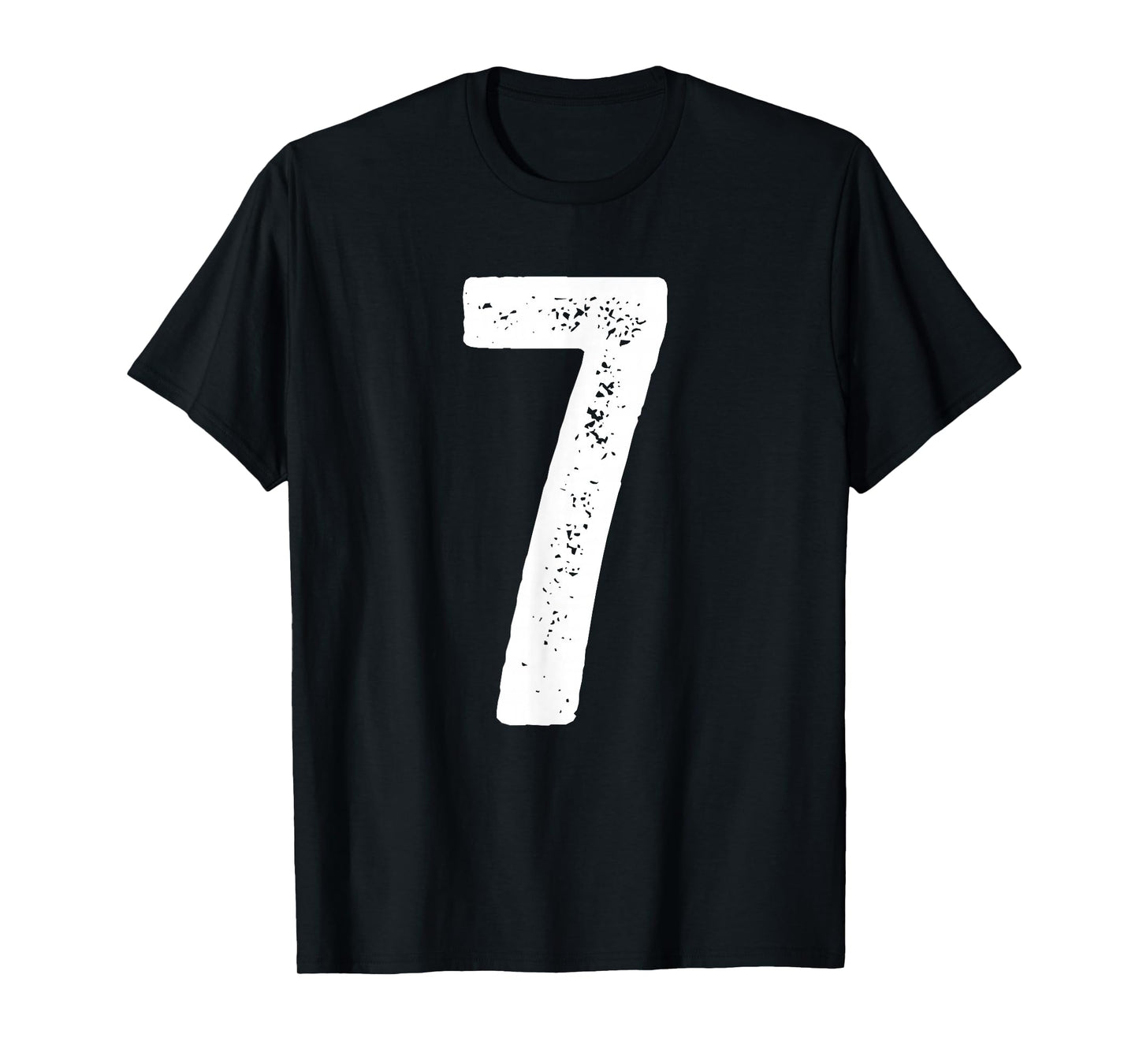 7th Birthday 7 Years Uniform Sports Team Jersey Number 7 T-Shirt