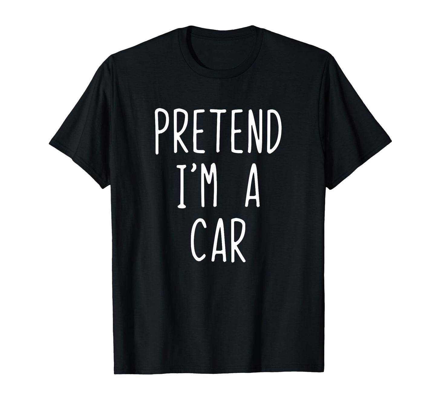 Pretend I'm A Car Costume Halloween Funny Lazy Adult Kids T-Shirt