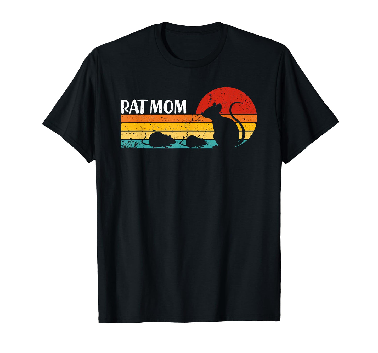 Rat Mom Mother's Day Animal Lover Retro Vintage T-Shirt