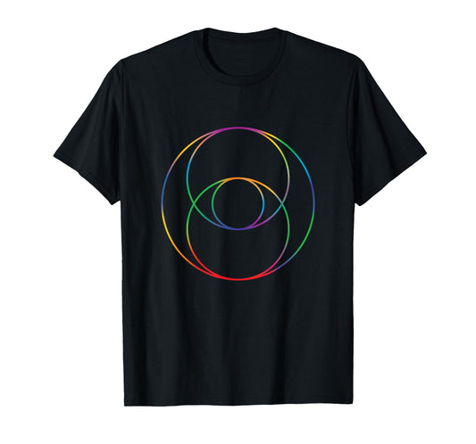 Sacred Geometry Vesica Piscis Geometric Pattern Chakra T-Shirt