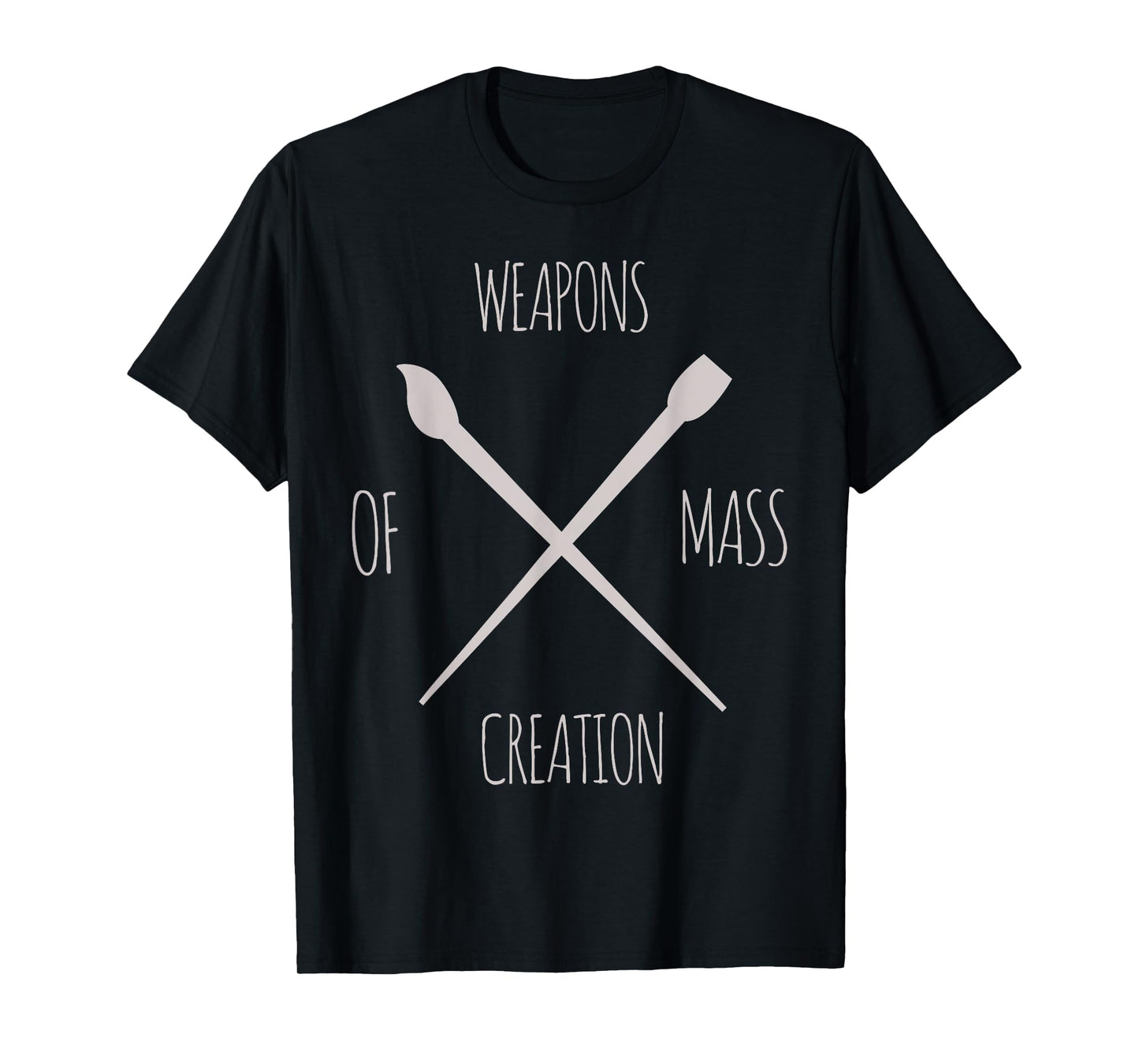 Weapons Of Mass Creation Crossover Brushes Funny T Shirt T-Shirt