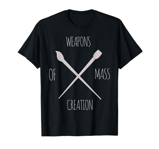Weapons Of Mass Creation Crossover Brushes Funny T Shirt T-Shirt