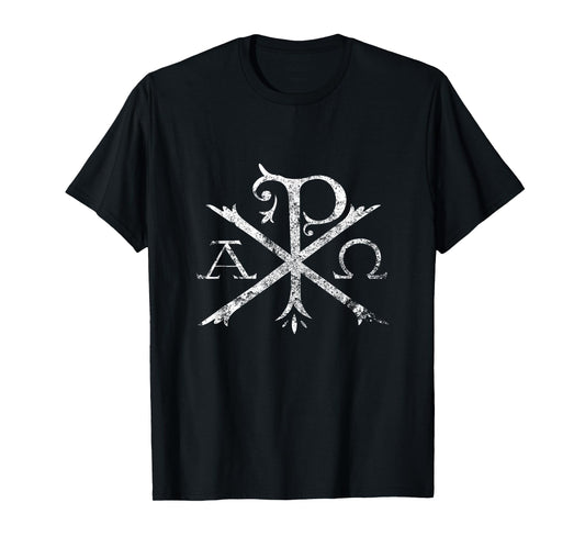 Christian Chi Rho Labarum Christogram Cross Faith T-Shirt