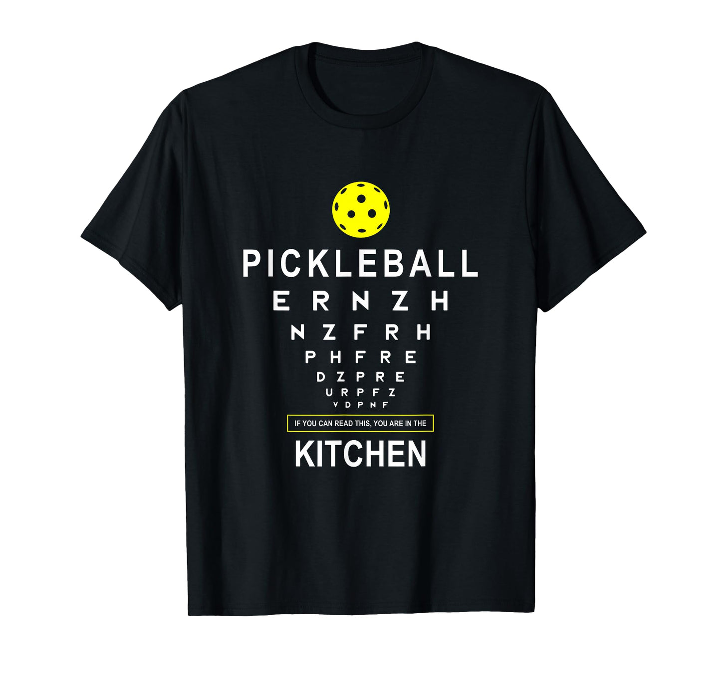 Funny Pickleball Shirt If You Can Read This Kitchen Joke T-Shirt
