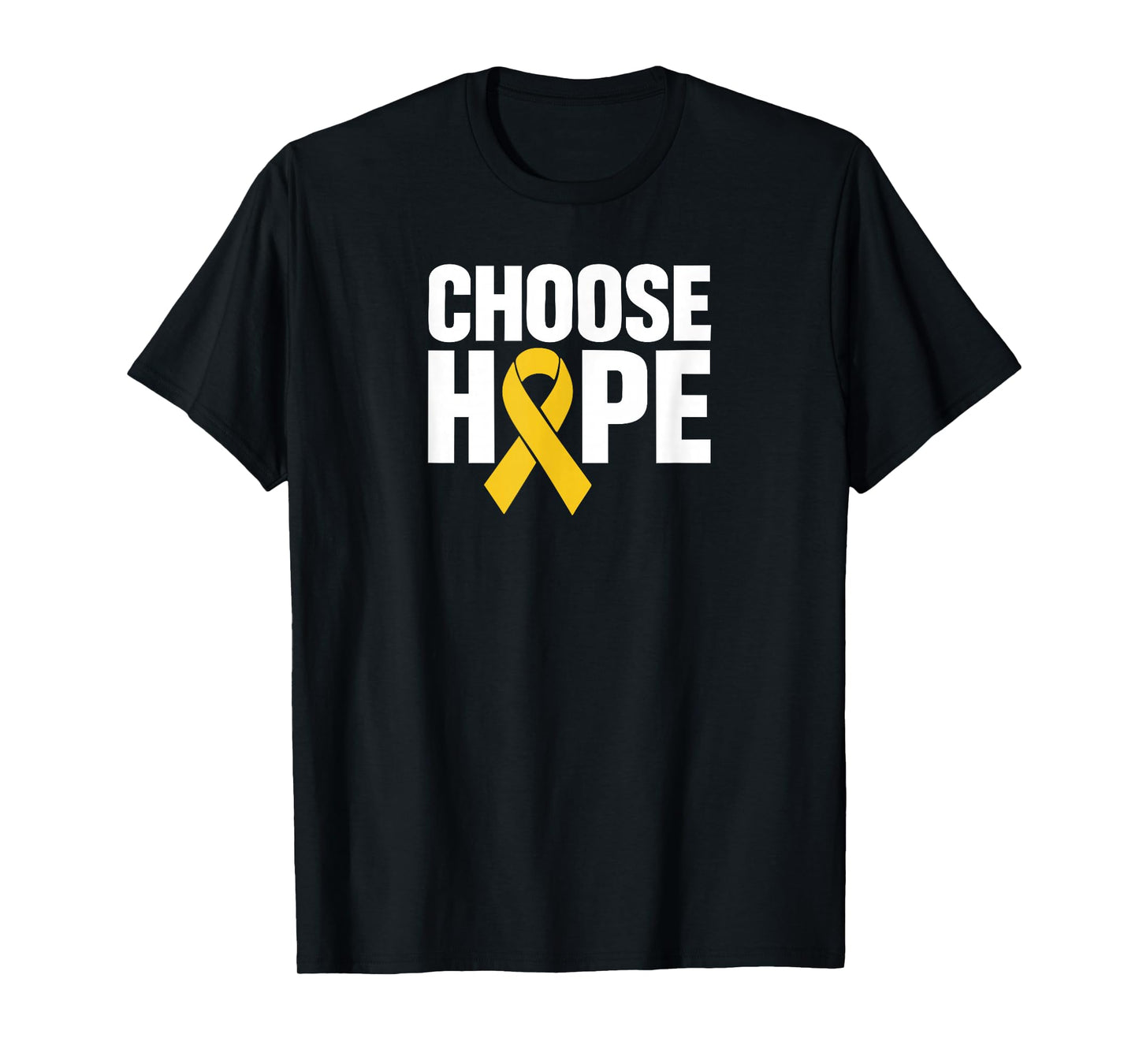 Hope: Pediatric Cancer Awareness Support T-Shirt