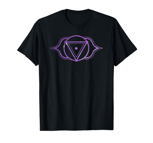 Third Eye Chakra Yoga T-Shirt Ajna 6th Chakra Tee Gift T-Shirt