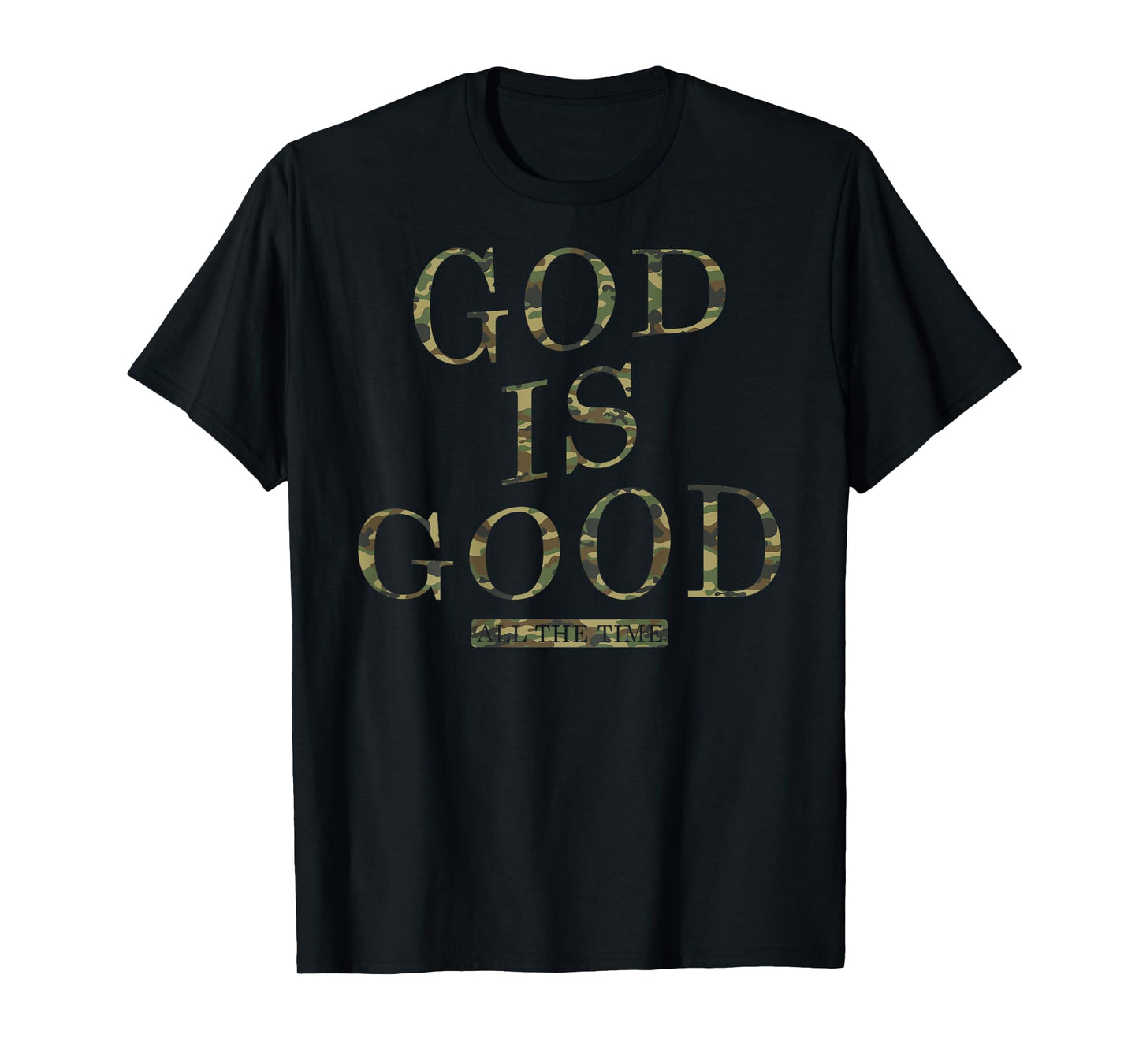 Vintage God is Good All The Time Faith Christian T-Shirt