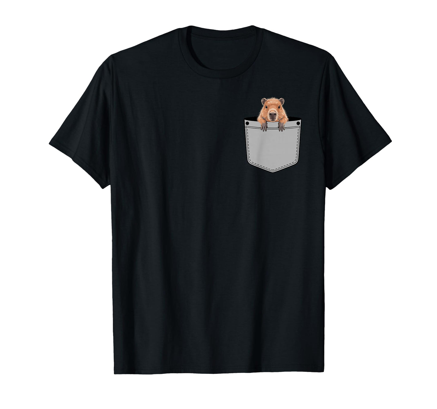 Best Capybara Art for Men Women Kids Rodent Capybara Lovers T-Shirt