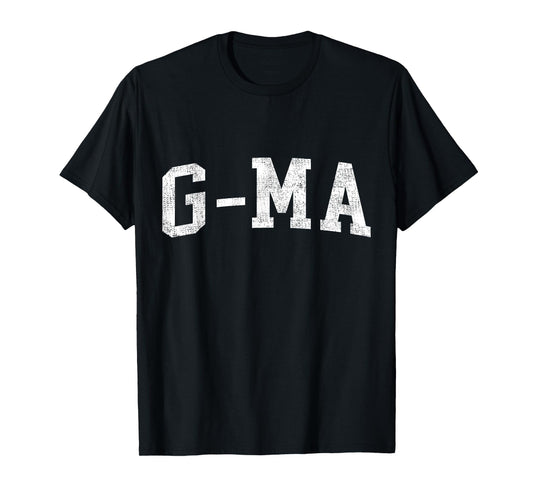 G-Ma Family Matching Vintage Mother's Day G-Ma Classic Bold Font G-Ma Birthday Gift T-Shirt