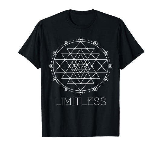 Sacred Geometry Limitless Sri Yantra T Shirt