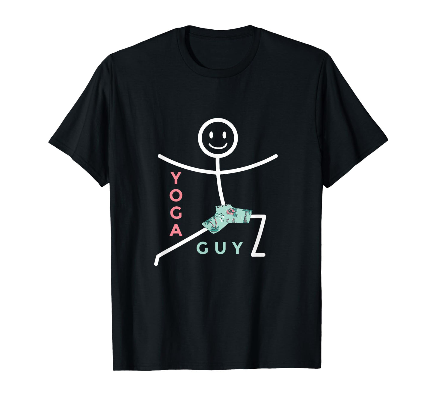 Meditating Stick Man Meditation Zen Namaste Yoga Instructor T-Shirt
