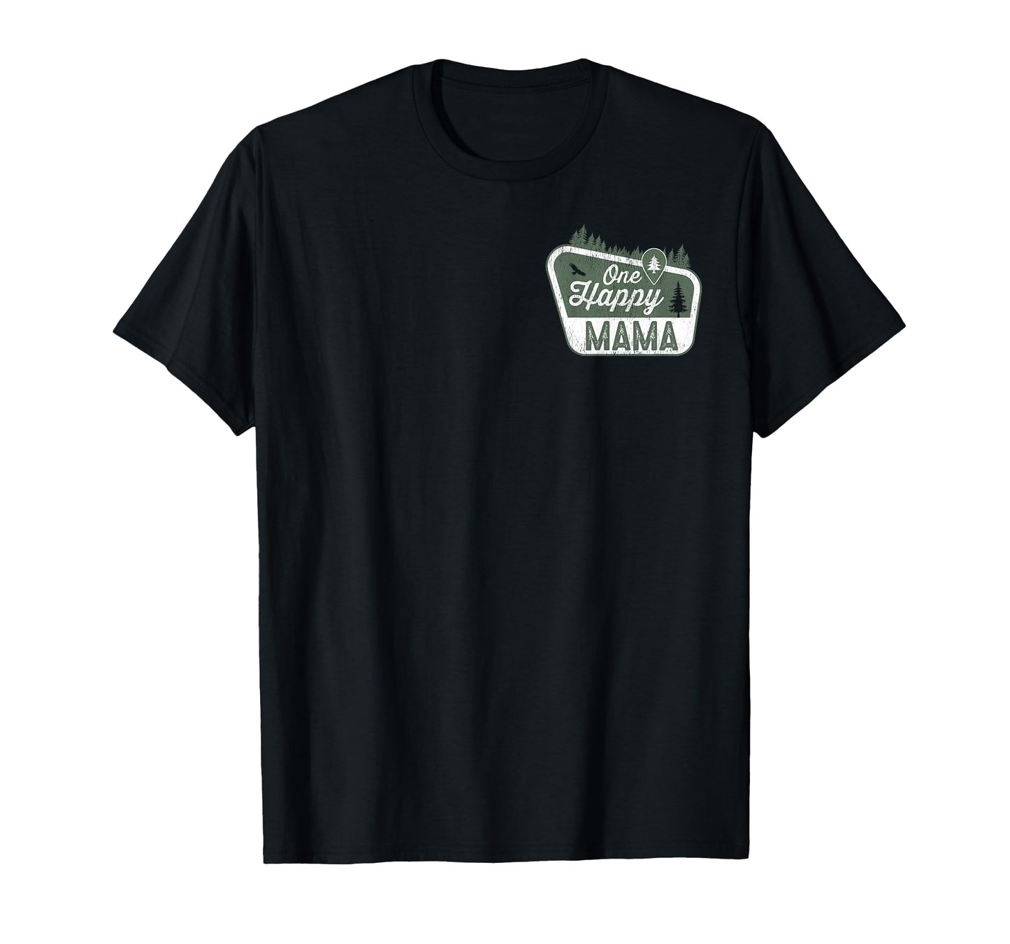 One Happy Mama Camper First Birthday Boy Girl Camping Family T-Shirt