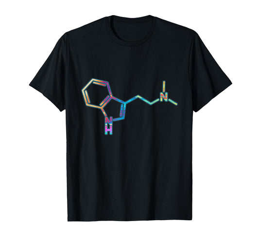 Spiritual DMT Molecule T-Shirt for Psychedelic Art Lovers